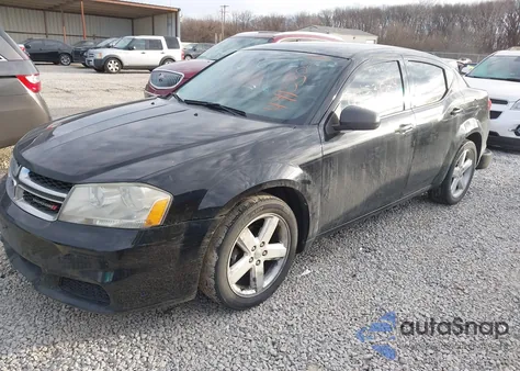 2012 Dodge Avenger Sxt from USA, damaged, VIN 1C3CDZCB1CN314271